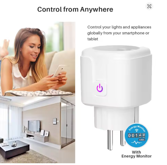 Smart Wi-Fi-plugg – Styr strømmen fra telefonen din