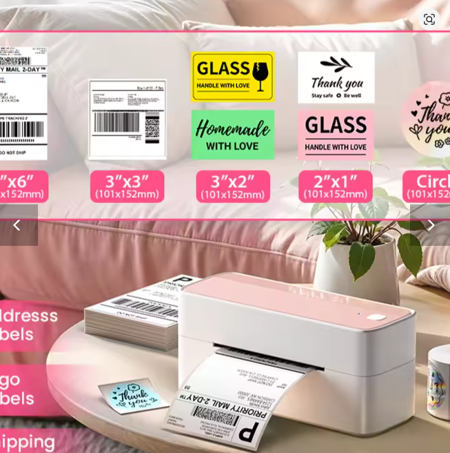 Trådløs Bluetooth-etikettskriver for frakt – 4x6 termisk skriver for iPhone og Android