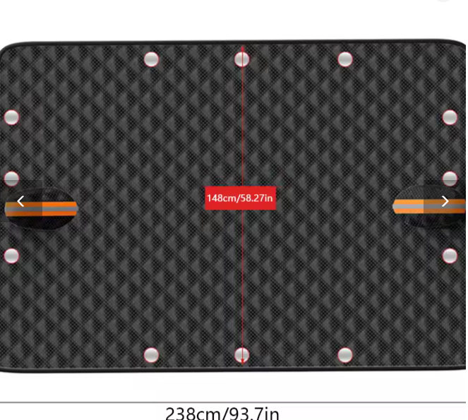 Snø- og isbeskyttelse for frontrute – vinterfrostbeskyttelse