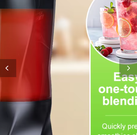 Portable Blender 700ml USB - Oppladbar Smoothie Blender Multifunksjonel