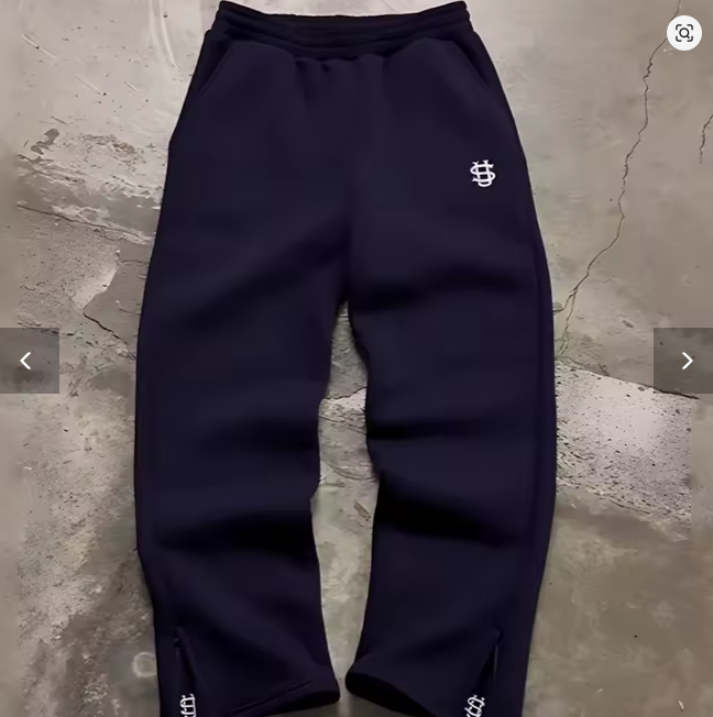 Autumn Drawstring Zipper Sweatpants Solid Color Casual High Street Hip-Hop Rap Street Y2K Style High Waist Trousers