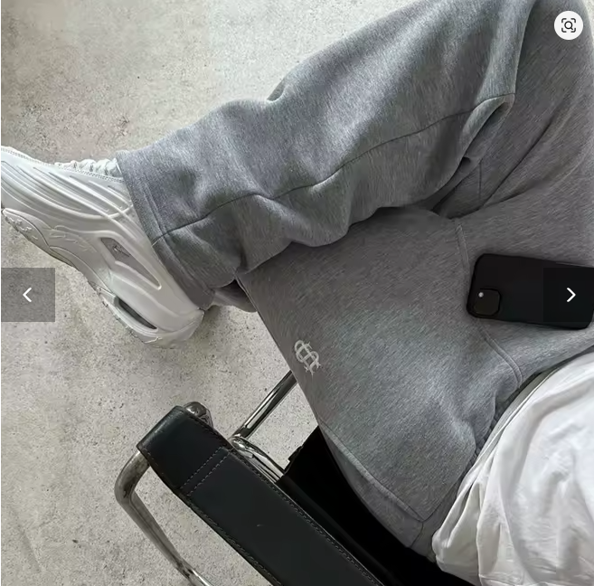 Autumn Drawstring Zipper Sweatpants Solid Color Casual High Street Hip-Hop Rap Street Y2K Style High Waist Trousers