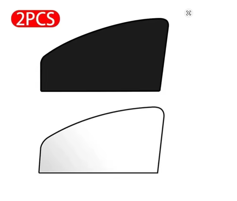 Universal Magnetic Window Shades 2pcs Set for Cars Heat Reduction Privacy Protection