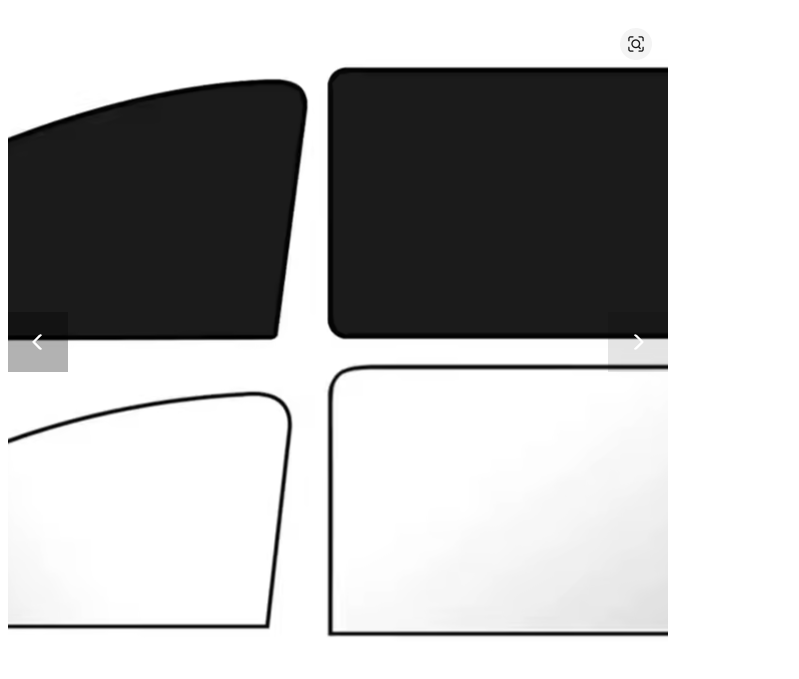 Universal Magnetic Window Shades 2pcs Set for Cars Heat Reduction Privacy Protection