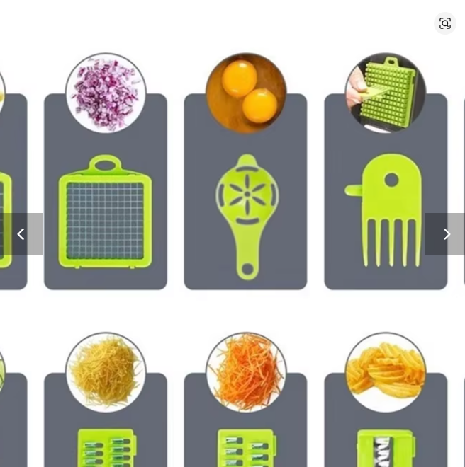 16 IN 1 Multifunctional Vegetable Chopper Handle Food Grater Egg Liquid Separator Peeler