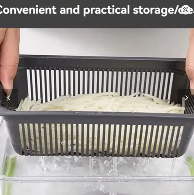 16 IN 1 Multifunctional Vegetable Chopper Handle Food Grater Egg Liquid Separator Peeler