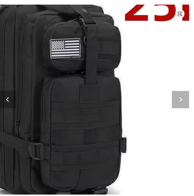 25L Tactical Backpack Waterproof Outdoor Camping Hiking Fishing Hunting Bag Military Rucksack