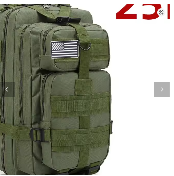 25L Tactical Backpack Waterproof Outdoor Camping Hiking Fishing Hunting Bag Military Rucksack