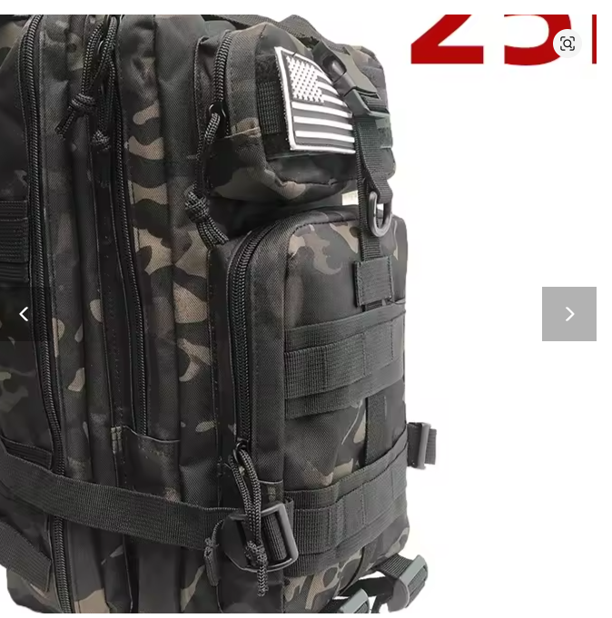 25L Tactical Backpack Waterproof Outdoor Camping Hiking Fishing Hunting Bag Military Rucksack