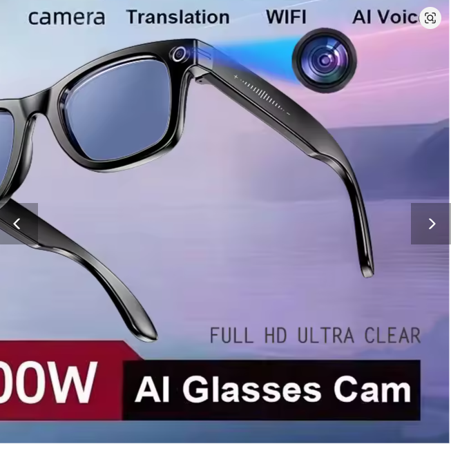 New 800W Camera AI Glasses Men Color-Changing Smart Translation Glasses Photo Video Recording Waterproof Call Glasses