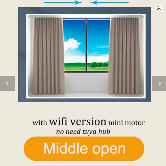 Tuya Zigbee Mini Smart Curtain Motor Electric Curtain Automatic System Rail Rod Support Alexa Alice Google Assistant Smartlife