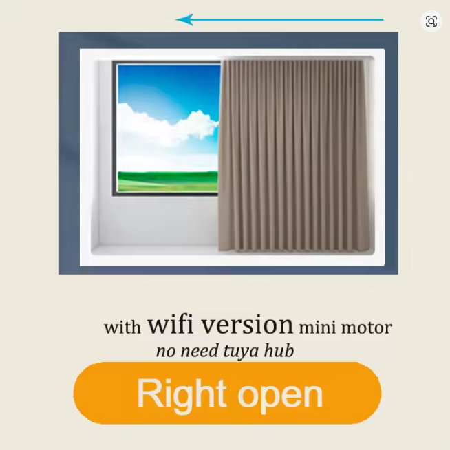 Tuya Zigbee Mini Smart Curtain Motor Electric Curtain Automatic System Rail Rod Support Alexa Alice Google Assistant Smartlife
