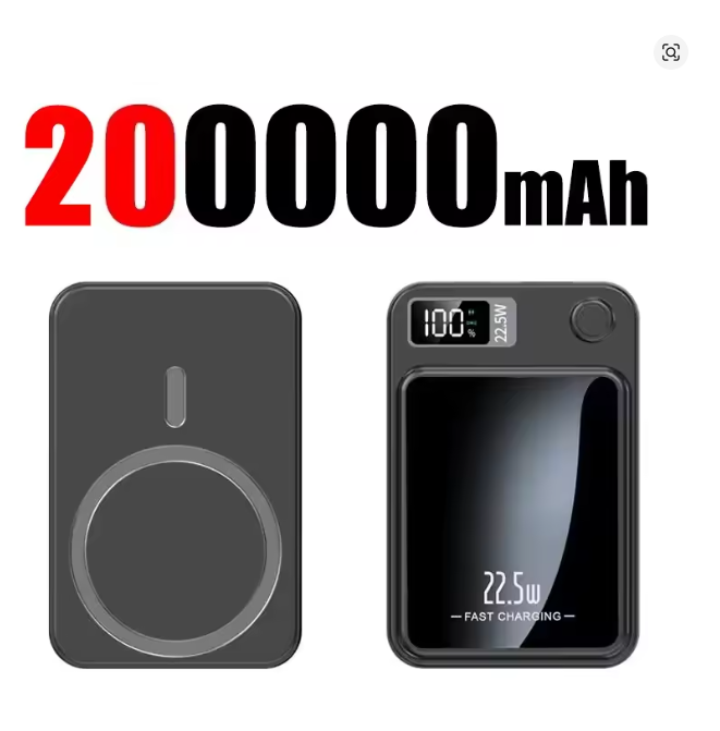 OnePlus 200000mAh Magnetic 32.5W Wireless Charger Power Bank Fast Charging Digital Display