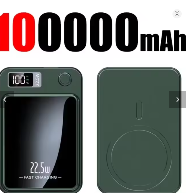 OnePlus 200000mAh Magnetic 32.5W Wireless Charger Power Bank Fast Charging Digital Display