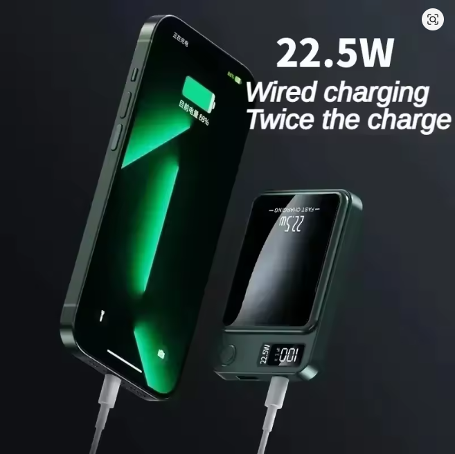OnePlus 200000mAh Magnetic 32.5W Wireless Charger Power Bank Fast Charging Digital Display
