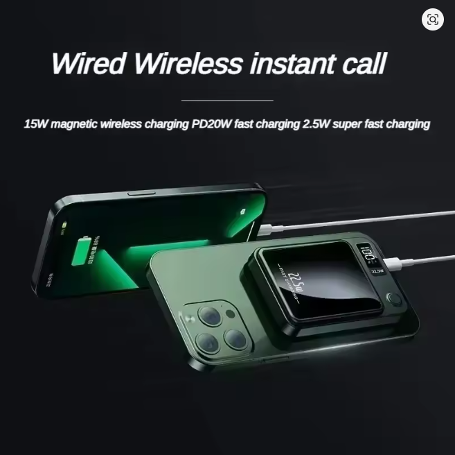 OnePlus 200000mAh Magnetic 32.5W Wireless Charger Power Bank Fast Charging Digital Display