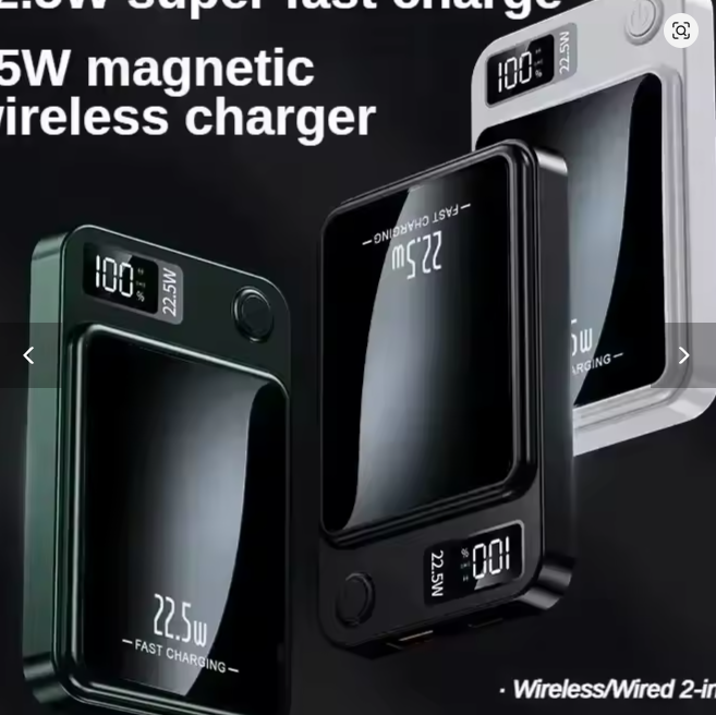 OnePlus 200000mAh Magnetic 32.5W Wireless Charger Power Bank Fast Charging Digital Display