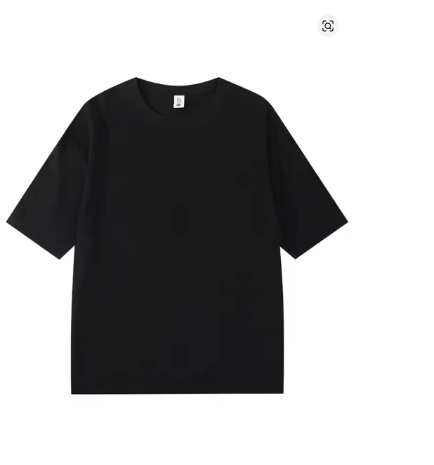 300gsm Heavy Cotton Summer T-shirts Men Korean Fashion O-Neck Short Sleeve Solid Color Casual Unisex Basic Tees Oversized Tshirt