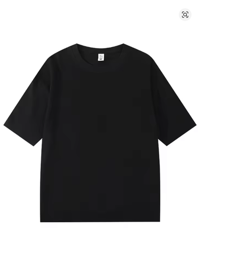 300gsm Heavy Cotton Summer T-shirts Men Korean Fashion O-Neck Short Sleeve Solid Color Casual Unisex Basic Tees Oversized Tshirt