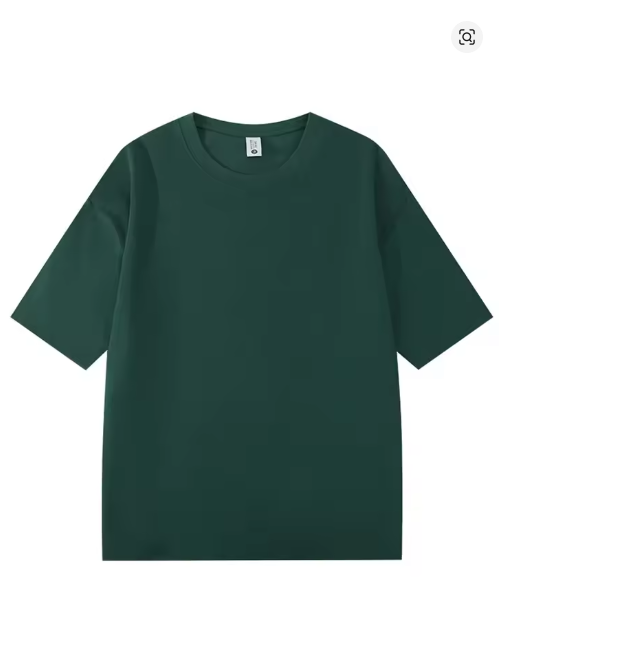 300gsm Heavy Cotton Summer T-shirts Men Korean Fashion O-Neck Short Sleeve Solid Color Casual Unisex Basic Tees Oversized Tshirt