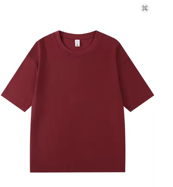 300gsm Heavy Cotton Summer T-shirts Men Korean Fashion O-Neck Short Sleeve Solid Color Casual Unisex Basic Tees Oversized Tshirt