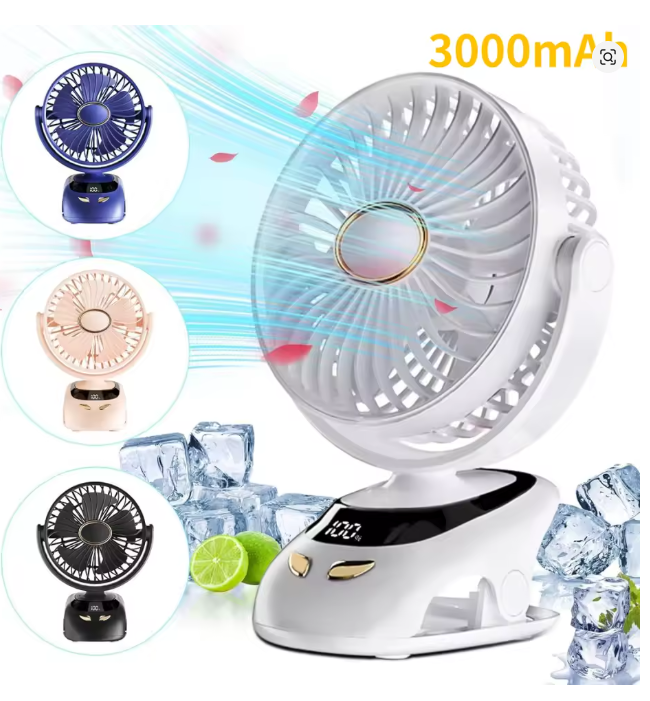 Portable Neck Fan Bladeless Hanging Neck Fan Rechargeable USB Lazy Wearable Sports Fan Outdoor Travel Cooler