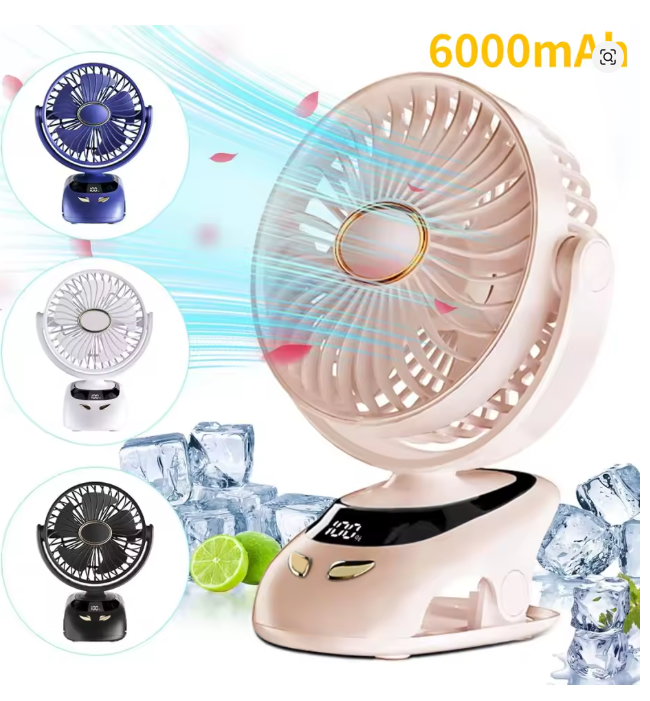 Portable Neck Fan Bladeless Hanging Neck Fan Rechargeable USB Lazy Wearable Sports Fan Outdoor Travel Cooler