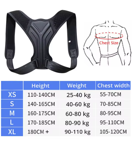 Adult Back Posture Corrector – Clavicle & Spine Support Belt